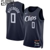 Los Angeles Clippers Russell Westbrook Nike 2023-24 City Edition Navy Pelipaidat Swingman - Lasten